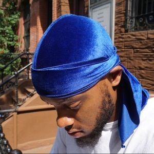 Velvet Royal Blue Durag